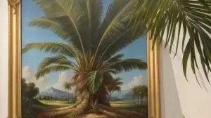 schöne Palmenkunst